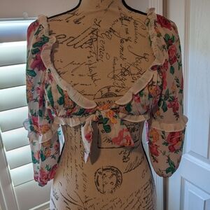 FLL | Becca Floral Crop Top